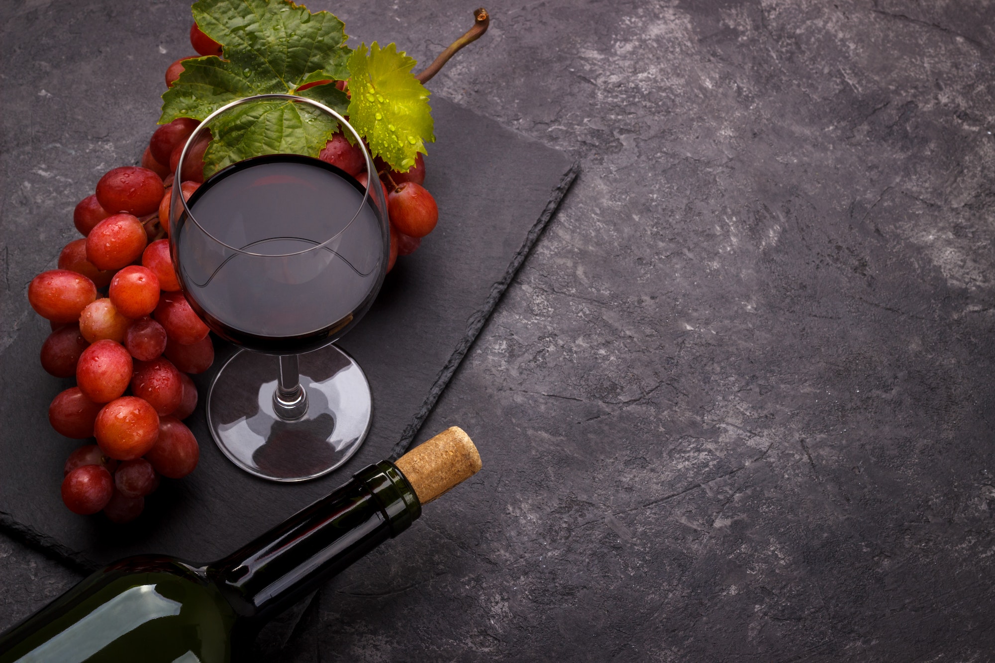 Red glass of wine